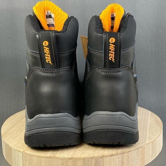 Hi-Tech Trencher Workboot shoe Soft Toe Men's Size 12 Black - Picture 3 of 8